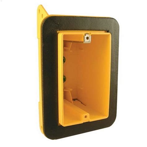 electric wall box yellow|Yellow In.